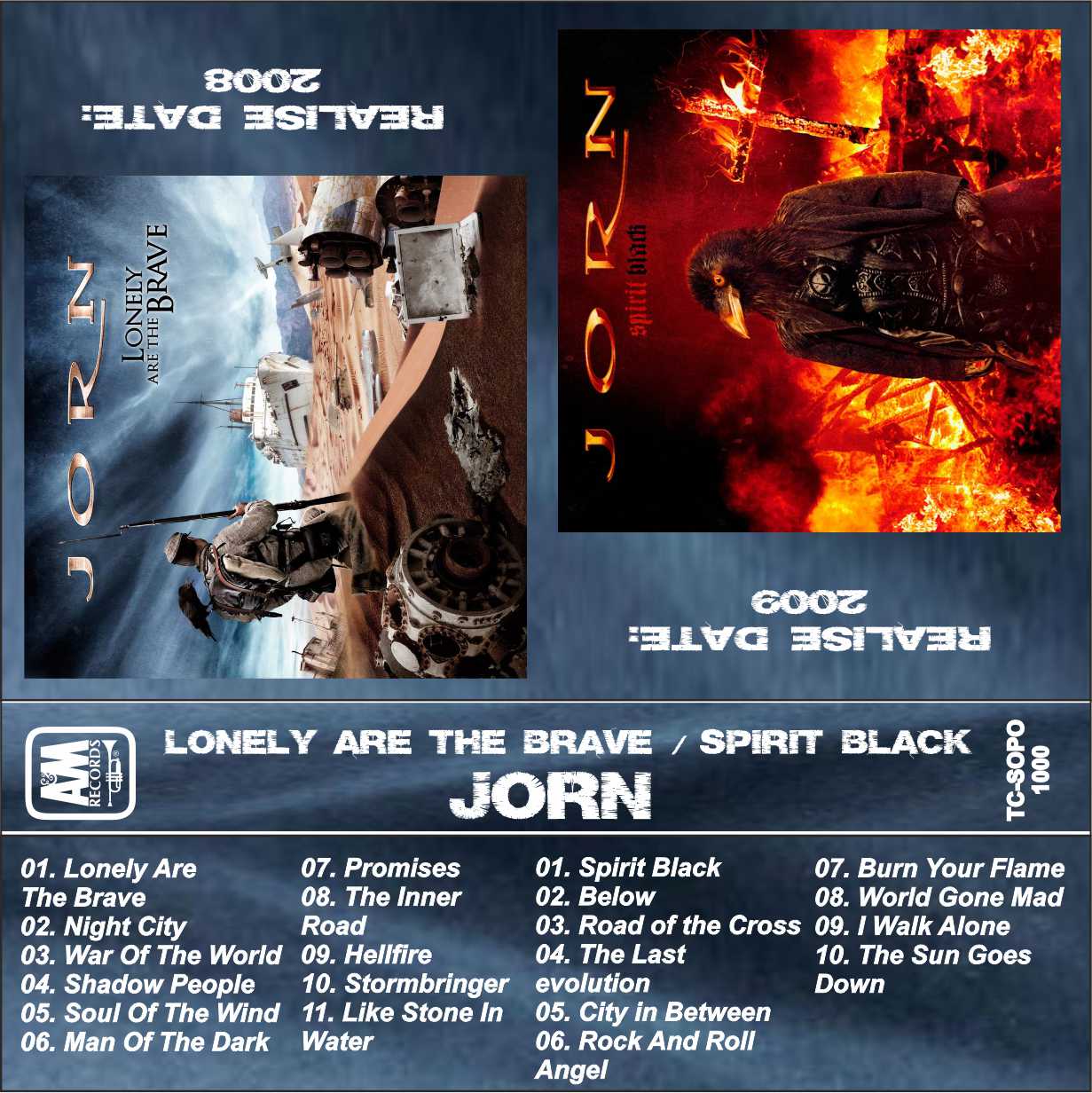 Jorn-Lonely Are The Brave-Spirit Black
